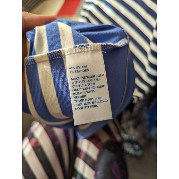 NWT Southern Tide Striped Shift Dress XS Blue White - Picture 6 of 12